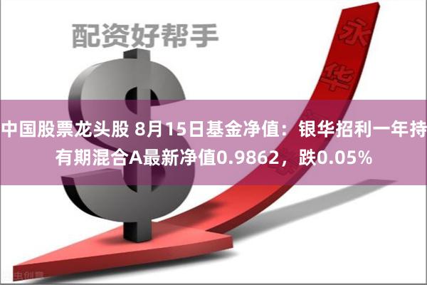 中国股票龙头股 8月15日基金净值：银华招利一年持有期混合A最新净值0.9862，跌0.05%